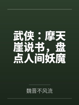 武侠：摩天崖说书，盘点人间妖魔