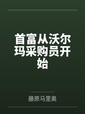 首富从沃尔玛采购员开始 首富从沃尔玛采购员开始