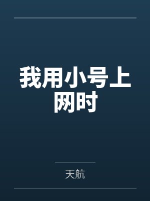 我用小号上网时
